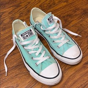 Teal Converse Sneakers